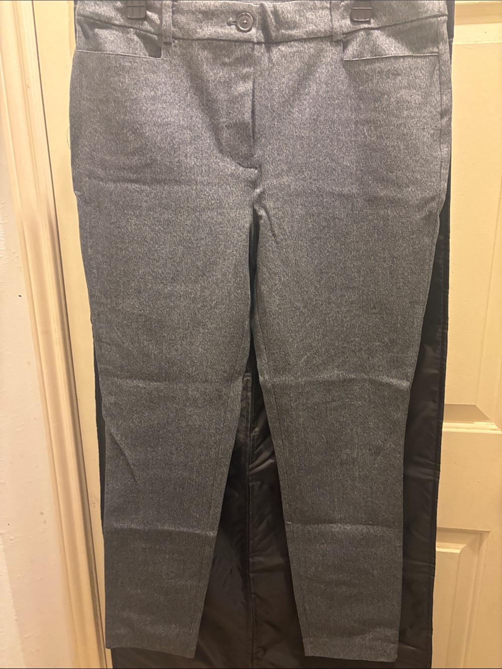 Loft  Women's Charcoal Heather Skinny Pants